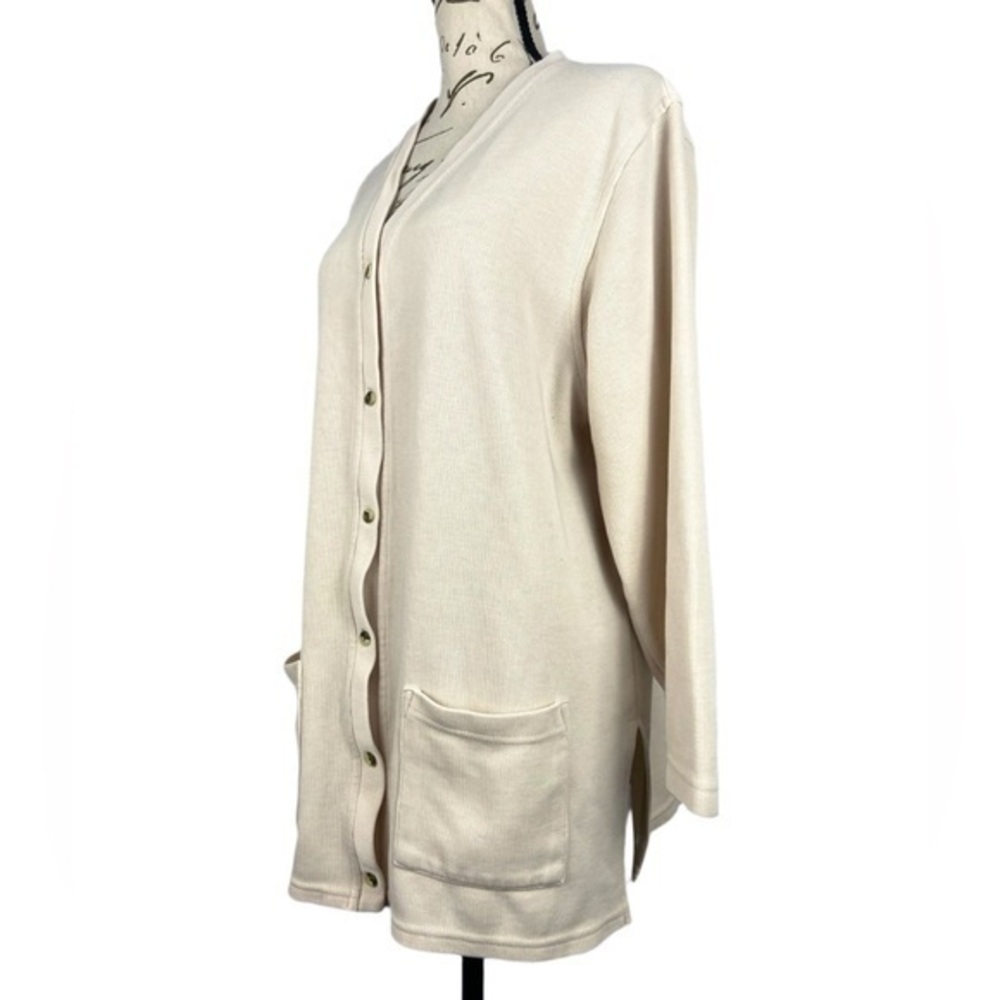 Vintage Express Tricot Cardigan – Extra Small (Oversized Fit) –